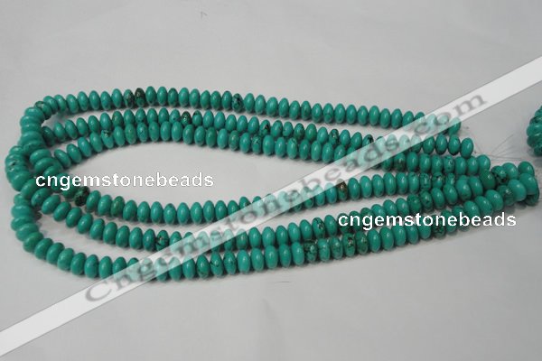 CNT361 15.5 inches 5*8mm rondelle turquoise beads wholesale