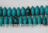 CNT364 15.5 inches 5*12mm rondelle turquoise beads wholesale