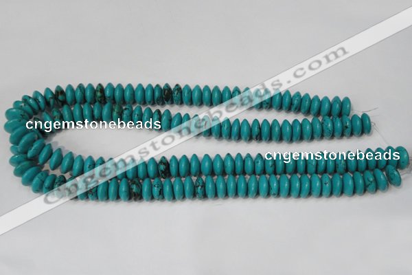CNT364 15.5 inches 5*12mm rondelle turquoise beads wholesale