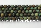 CNT412 15.5 inches 10mm round natural turquoise beads wholesale