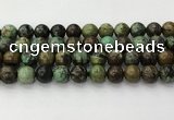 CNT413 15.5 inches 12mm round natural turquoise beads wholesale