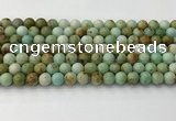 CNT416 15.5 inches 6mm round mongolian turquoise beads wholesale