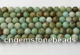 CNT417 15.5 inches 8mm round mongolian turquoise beads wholesale