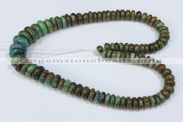 CNT505 15.5 inches 4*8mm - 6*15mm nuggets turquoise gemstone beads