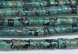 CNT522 15.5 inches 3mm - 3.5mm heishi turquoise gemstone beads
