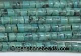 CNT527 15.5 inches 3mm - 3.5mm heishi turquoise gemstone beads