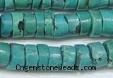 CNT532 15.5 inches 6mm - 6.5mm heishi turquoise gemstone beads