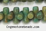CNT536 15.5 inches 3*9mm turquoise gemstone beads