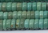 CNT544 15.5 inches 3*6mm heishi turquoise gemstone beads