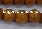 CNW05 15.5 inches 12mm round nangka wood beads wholesale