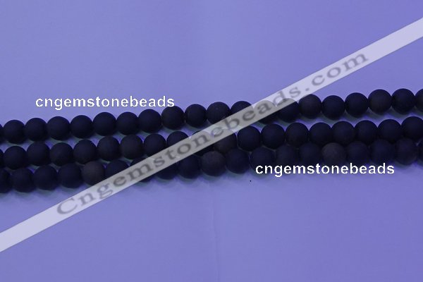 COB278 15.5 inches 6mm round matte golden obsidian beads wholesale