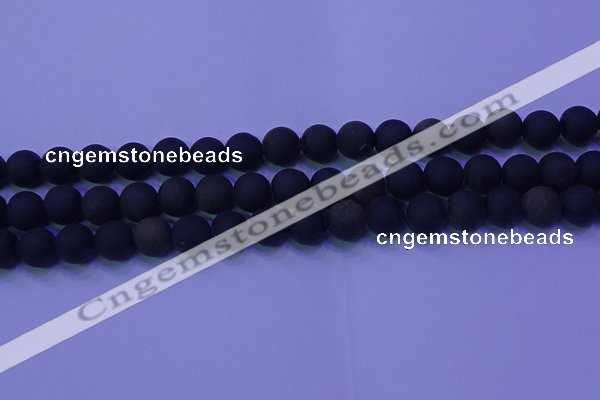 COB279 15.5 inches 8mm round matte golden obsidian beads wholesale