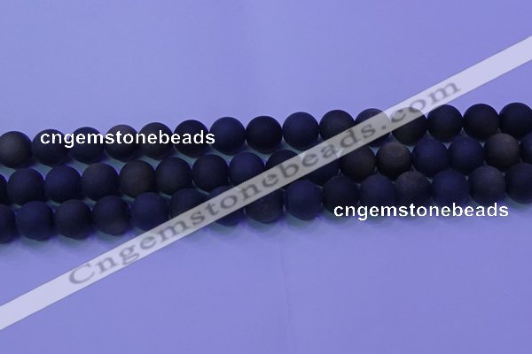 COB280 15.5 inches 10mm round matte golden obsidian beads wholesale