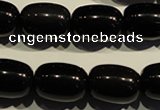 COB464 15.5 inches 13*18mm drum black obsidian beads wholesale