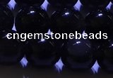 COB713 15.5 inches 10mm round ice black obsidian beads wholesale