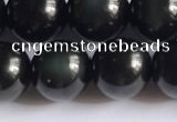 COB723 15.5 inches 10mm round black obsidian gemstone beads