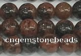 COB751 15.5 inches 6mm round mahogany obsidian beads wholesale