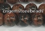 COB753 15.5 inches 10mm round mahogany obsidian beads wholesale