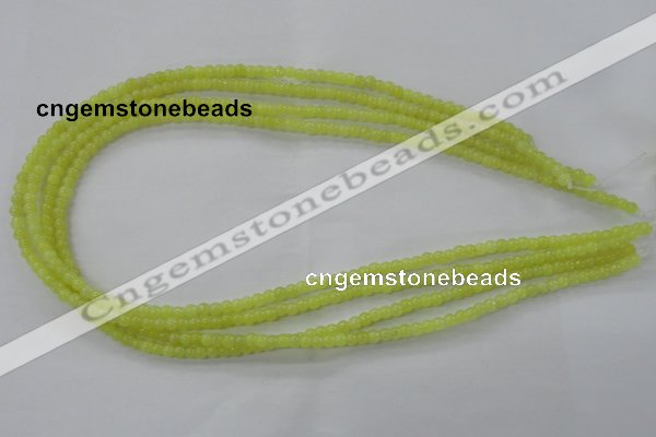 COJ101 15.5 inches 4mm round olive jade beads wholesale