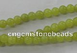 COJ102 15.5 inches 6mm round olive jade beads wholesale