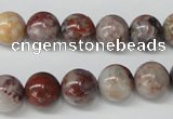 COJ204 15.5 inches 10mm round blood stone beads wholesale