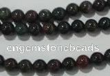 COJ301 15.5 inches 6mm round Indian bloodstone beads wholesale