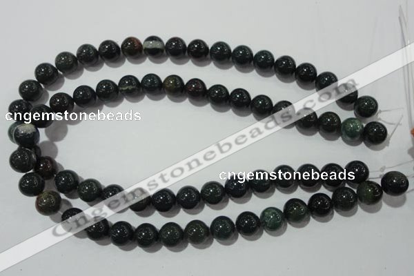 COJ304 15.5 inches 12mm round Indian bloodstone beads wholesale