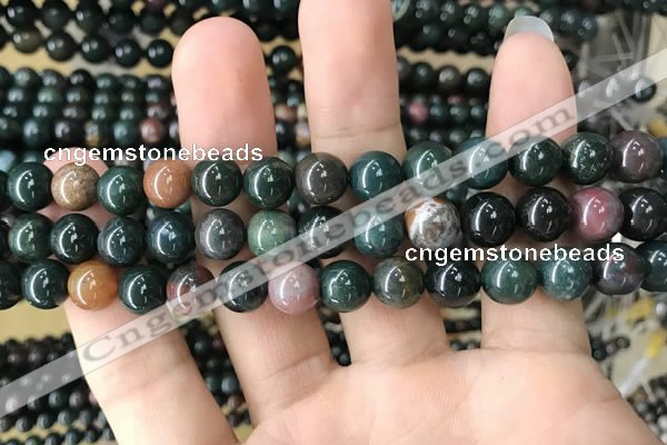 COJ332 15.5 inches 8mm round Indian bloodstone beads wholesale