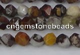 COJ371 15.5 inches 6mm faceted nuggets outback jasper beads