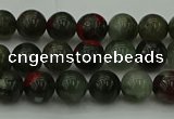 COJ451 15.5 inches 6mm round blood jasper beads wholesale