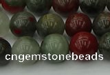 COJ453 15.5 inches 10mm round blood jasper beads wholesale