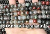 COJ482 15.5 inches 8mm round blood jasper beads wholesale