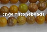 COJ601 15.5 inches 6mm round orpiment jasper beads wholesale