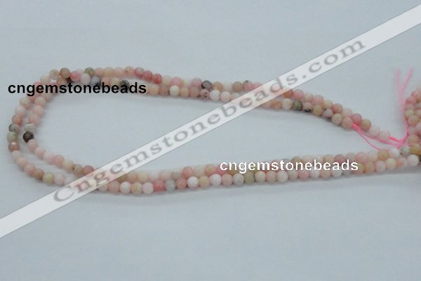 COP01 15.5 inches 5mm round natural pink opal beads wholesale