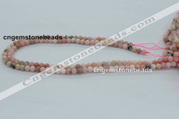 COP02 15.5 inches 6mm round natural pink opal beads wholesale