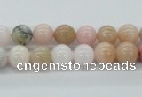 COP03 15.5 inches 8mm round natural pink opal beads wholesale