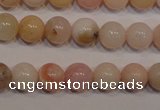 COP1002 15.5 inches 6mm round natural pink opal gemstone beads