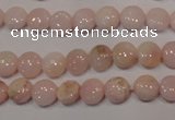 COP1011 15.5 inches 8mm flat round natural pink opal gemstone beads