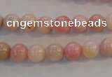 COP1061 15.5 inches 8mm round natural pink opal gemstone beads
