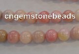 COP1061 15.5 inches 8mm round natural pink opal gemstone beads