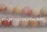 COP1062 15.5 inches 10mm round natural pink opal gemstone beads