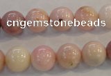 COP1063 15.5 inches 12mm round natural pink opal gemstone beads