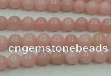 COP1211 15.5 inches 6mm round Chinese pink opal gemstone beads