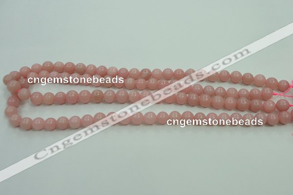 COP1212 15.5 inches 8mm round Chinese pink opal gemstone beads