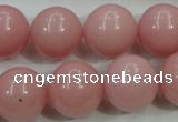 COP1216 15.5 inches 16mm round Chinese pink opal gemstone beads