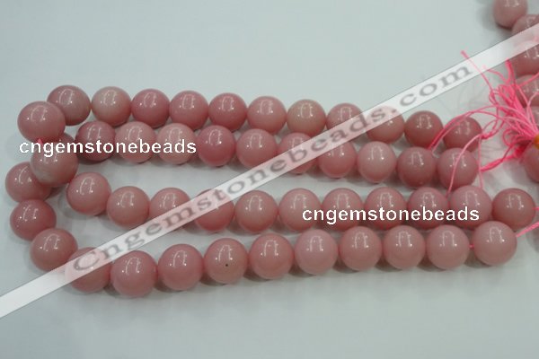 COP1216 15.5 inches 16mm round Chinese pink opal gemstone beads