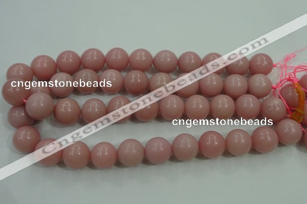 COP1217 15.5 inches 18mm round Chinese pink opal gemstone beads