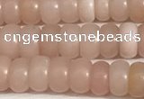 COP1237 15.5 inches 3.5*6mm rondelle Chinese pink opal beads