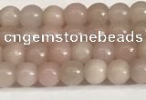 COP1240 15.5 inches 4mm round Chinese pink opal beads