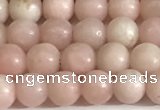 COP1241 15.5 inches 6mm round Chinese pink opal beads